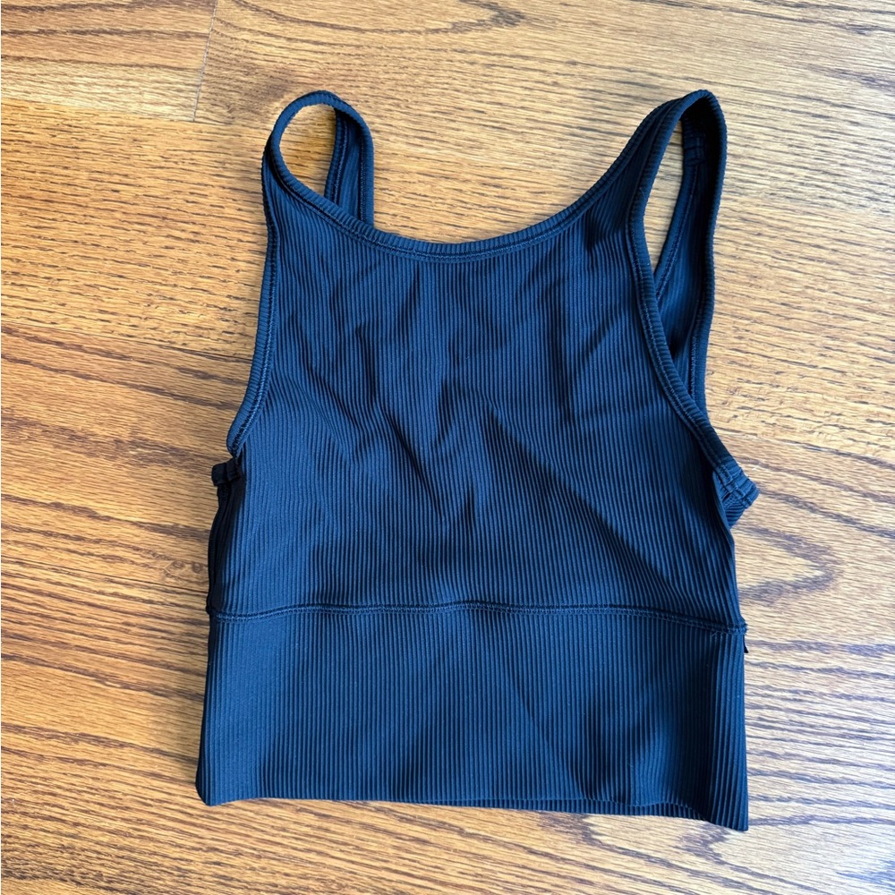 lululemon athletica Navy Ribbed Sports Bra